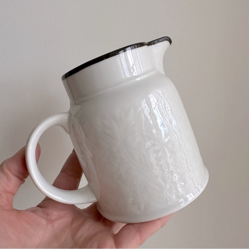 Vintage English Creamer Pitcher Royal Doulton Lambeth Stoneware Ting Pattern